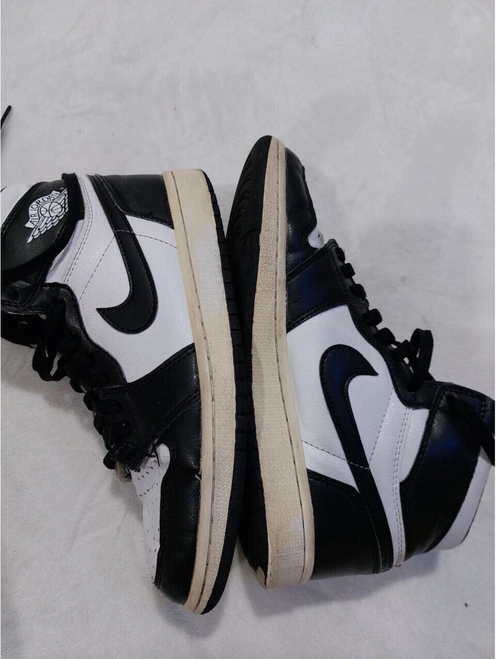 Air Jordan 1 Retro OG High Cut Black Sneakers US Size 8